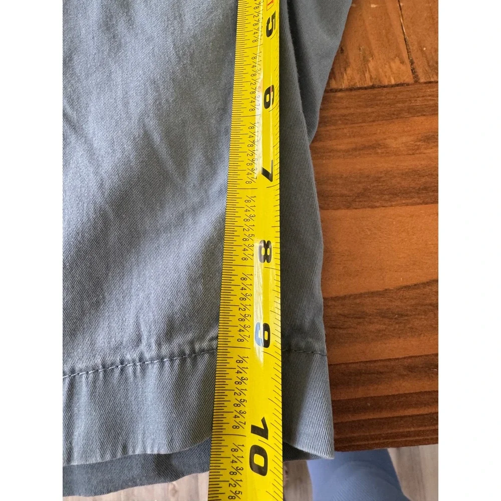 J Crew Stretch‎ Chino Shorts Light Blue Waist 34 Inseam 10.5